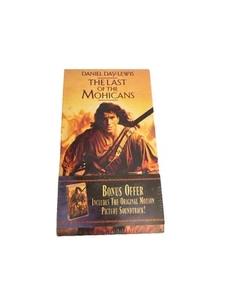 The Last Of The Mohicans VHS SEALED Watermarks W/ Soundtrack Cassette Fox Video - Picture 1 of 14