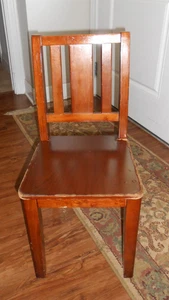 Vintage KINDERSCHULSTUHL KINDER massiv ~ schwer - Bild 1 von 7