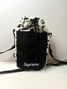 Supreme Polartec Sling Bag Leopard Print  FW24-  Unisex -NWOT - Picture 1 of 20