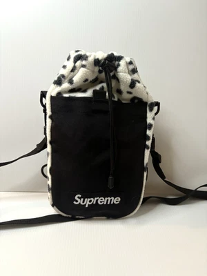 Supreme Polartec Sling Bag Leopard Print  FW24-  Unisex -NWOT - Image 1 of 4