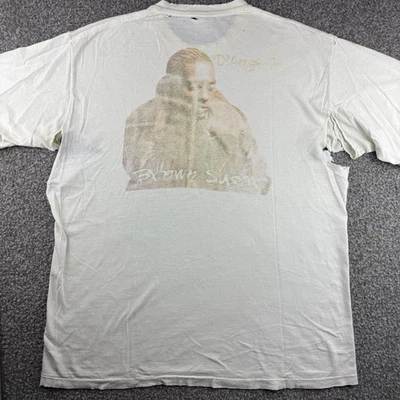 Vintage D’Angelo Brown Sugar Promo Shirt Mens Extra Large White 90s Rap Tee Rare - Image 1 of 4