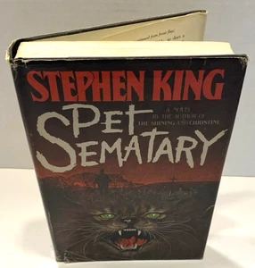 Pet Sematary Stephen King 1983 Book Club Edition HC/DJ Doubleday - Foto 1 di 6