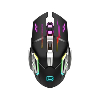 Silent Click Wireless Gaming Mouse Rechargeable and Reliable Performance - Image 1 of 4