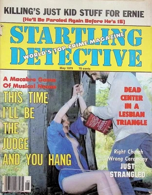 VINTAGE STARTLING DETECTIVE 5/1979 MAGAZINE TRUE CRIME JOHN DUNNING PULP POLICE Foto 1 de 3