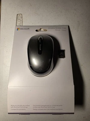 Microsoft Wireless Mobile Mouse 3500 Brand New  GMF-00010 - Image 1 of 4