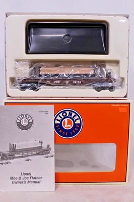 Lionel 6-36774 Pennsylvania "Moe & Joe" Operating Lumber Car - New!! - Image 1 of 4