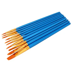 10pcs Art Watercolor Brushes Painting Brush Pens Oil Paint Pen - Picture 1 of 12