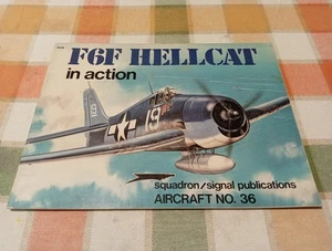 F6F Hellcat In Action Aircraft n. 36 Squadron Signal Publications - Foto 1 di 12