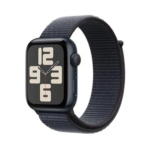 Apple Watch SE GPS 44mm Cassa Alluminio Mezzanotte con Inchiostro Sport Loop - Photo 1 sur 2