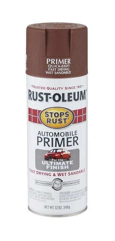 Imprimación en aerosol automotriz alquídica plana roja oxidada Rust-Oleum detiene 12 oz Foto 1 de 1