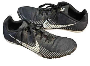 NIKE Zoom Rival M Black White Gray Track Racing Spikes (AH1020-002) Size 8 - Picture 1 of 10