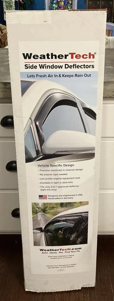 Deflectores de ventana lateral 82339 Colorado Canyon doble cabina Isuzu tecnología de clima oscuro Foto 1 de 4