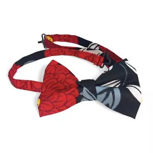 Men's Ankara Bow Tie, African Print Pretied Adjustable Fashion Bow Tie - Picture 1 of 6