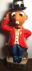 Vinatge 1977 Jim Beam Beaver Valley Club Royalty Bottle Decanter Regal China - Picture 1 of 6