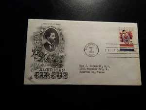 A SALUTE TO THE AMERICAN CIRCUS FIRST DAY OF ISSUE!   BB306XXX - Picture 1 of 4