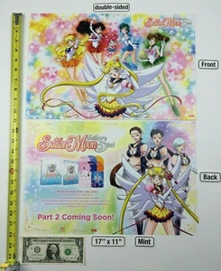 Sailor Moon Sailor Stars 17 x 11 Poster 2019 NYCC VIZ Media - Picture 1 of 6