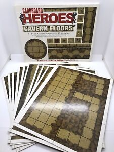 Cardboard Heroes Cavern Floors | Steve Jackson Games | 2002 #LikeNew#