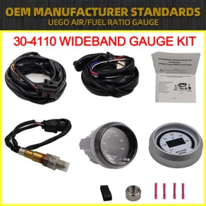 52mm AFR O2 UEGO Wideband Air Fuel Ratio Gauge Kit 30-4110 LSU 4.9 Probe Sensor - Picture 1 of 5