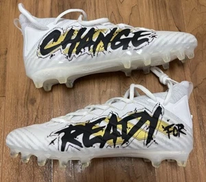 Adidas Freak Ultra Custom Ready For Change NFL Football Cleats Sz 15 Boost NCAA - Picture 1 of 5