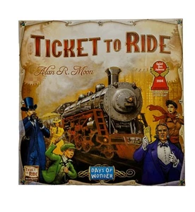 Ticket To Ride Alan R. Moon Train Adventure Board Game New Sealed Free Shipping - Picture 1 of 3