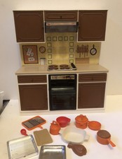 Sindy Vintage Pedigree Washing Machine Unit Kitchen Set
