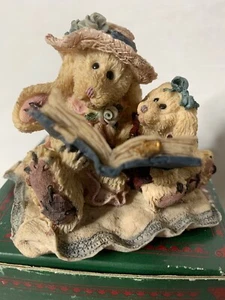 Boyds Bears Daphne And Eloise Womens Work Hares Rabbits Bunnies Bearstone 1st Ed - Picture 1 of 10