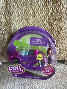NUEVAS ruedas Mattel Polly Pocket Polly #7 LILA púrpura brillante - Imagen 1 de 2