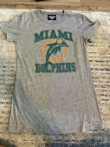 Miami Dolphins Graphic Tee Shirt Fanatics NFL Pro Line Womens LARGE Football - Picture 1 of 5