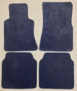 Black Avery’s Sport Carpet 4pc Floor Mats for 1981-1991 Mercedes-Benz Cars - Picture 1 of 1