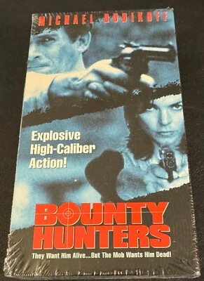 Bounty Hunters (VHS, 1997) - Michael Dudikoff - RARE Unopened VHS Copy - Image 1 of 4