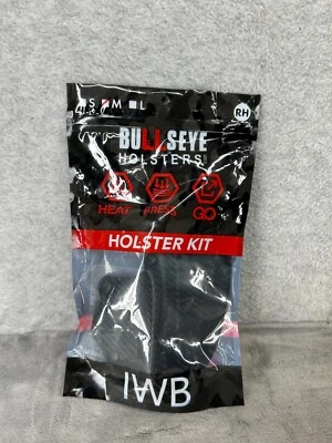 Kit de fundas Bullseye IWB medianas para diestros prensa de calor moldeada - carbono Foto 1 de 4