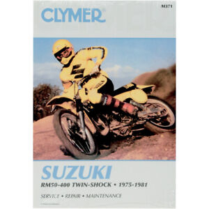 CLYMER Physical Book for Suzuki RM50 RM60 RM80 RM100 RM125 RM250 RM370 RM400