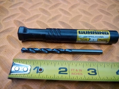 Broca de carburo sólido Guhring #8 5,060 mm 118 grados 4049844038189 9024640050600 Foto 1 de 3