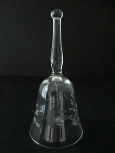 Princess House Handblown Hand Cut Crystal Bell #495 - Picture 1 of 4