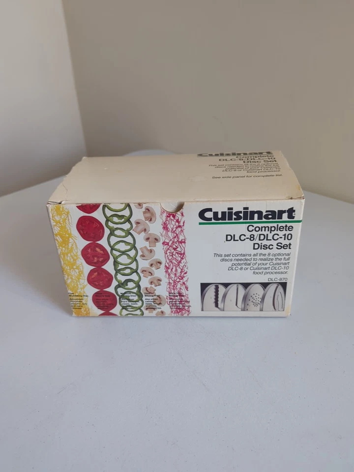 Juego completo de discos Cuisinart DLC-870 8 piezas para procesadores de alimentos DLC-8 y DLC-10 de colección Foto 1 de 4