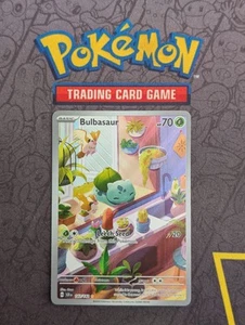 Bulbasaur - 143/142 - Stellar Crown - Illustration Rare - Near Mint - 1st - Picture 1 of 2