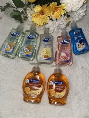 Paquete de 7 jabones de manos esfera vainilla/miel coco agua mango sal del Himalaya jabón blando Foto 1 de 4