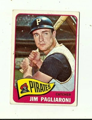 1965 TOPPS #265 Jim Pagliaroni: Pittsburgh Pirates: Catcher: Baseball Card: MLB - Image 1 of 2