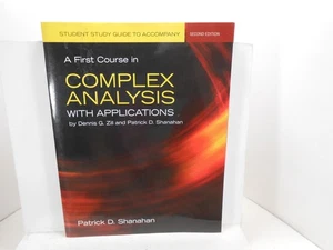 A First Course In COMPLEX ANALYSIS WITH APPLICATIONS Student Study Guide BOOK - Picture 1 of 5