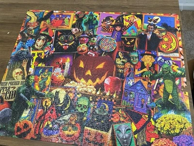 Halloween Jigsaw Puzzles for Adults 1000 Piece Puzzle for Adults 1000 Pieces - Image 1 of 4