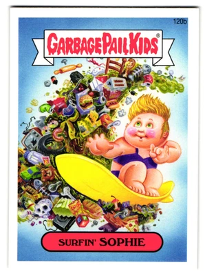 Surfin' Sophie 2014 Garbage Pail Kids Series 2 Surfing Parody Exact Card Shown - Image 1 of 2