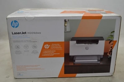 HP LaserJet M209DWE Wireless Monochrome Printer - Image 1 of 4