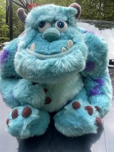 ADORABLE Monsters Inc Movie 12” Sitting Sully Stuffed Plush Disney Store Animal  - Picture 1 of 5
