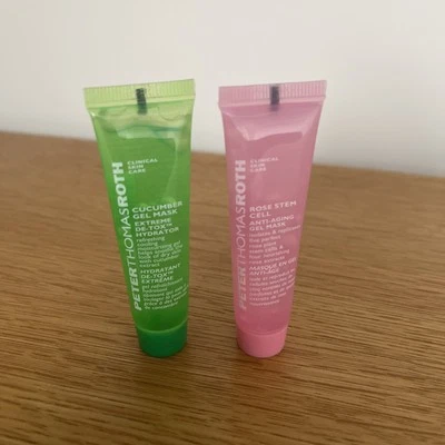 Peter Thomas Roth Rose Stem Cell Anti-Ageing Mask14ml & Cucumber Gel Mask 14ml - Image 1 of 2