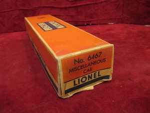 ORIGINAL EMPTY BOX FOR LIONEL 6467  POSTWAR - NO RESERVE~lot 5 - Picture 1 of 11