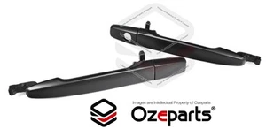 FRONT Set Pair LH+RH Outer Door Handle Black For Mitsubishi ASX XA XB XC 10~On - Picture 1 of 4