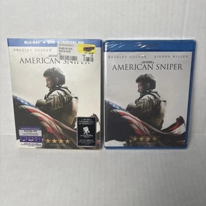 American Sniper (Blu-ray/DVD/Digital HD 2015, 2-Disc Set) NEW With Slipcover - Picture 1 of 4