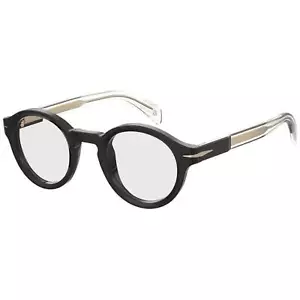 David Beckham Men's Eyeglasses Black Round Full Rim Frame DB-7051/BB 0807 - Picture 1 of 2