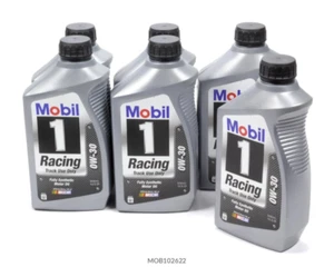 Fits Mobil1 0w30 Racing Oil Case 6x1 Qt 102622 - Picture 1 of 2