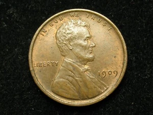 LOT INVENTORY! AU-BU W/LUSTER 1909-P VDB WHEAT CENT PENNY *COLLECTIBLE COIN 336W - Picture 1 of 3